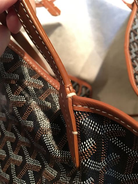 Goyard st louis handles cracking